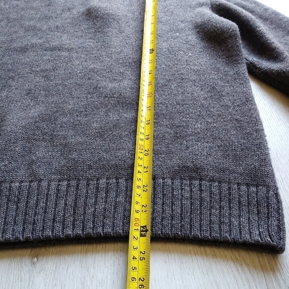 Lorenzo Magni Cable Knit brown Fishermen Sweater size Large taupe color Italy - Picture 4 of 11